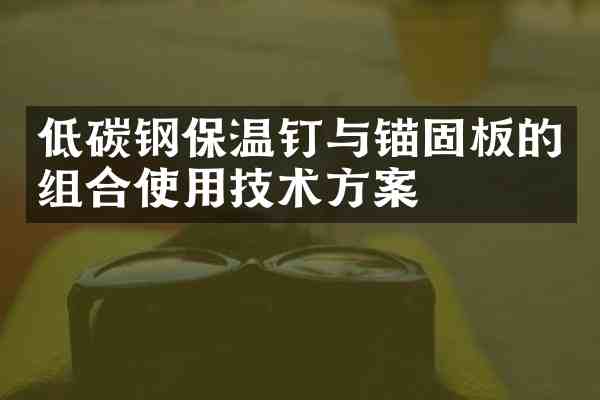 低碳钢保温钉与锚固板的组合使用技术方案