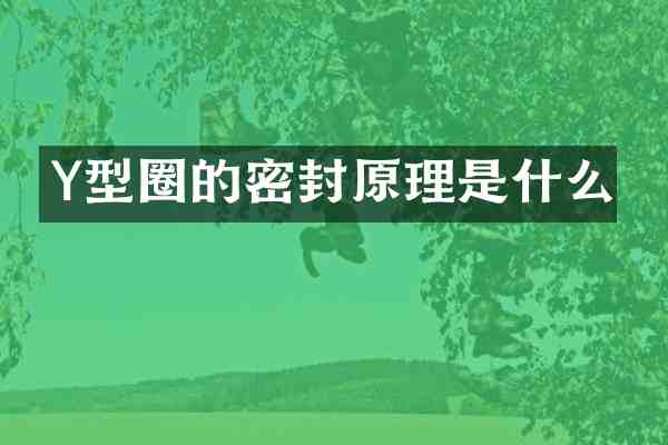Y型圈的密封原理是什么