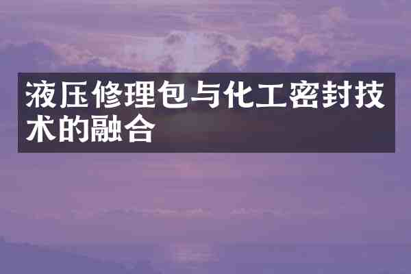 液压修理包与化工密封技术的融合