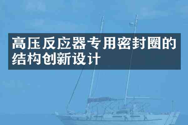 高压反应器专用密封圈的结构创新设计