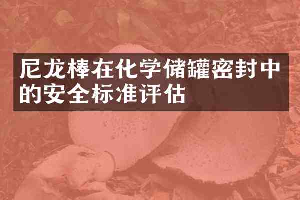 尼龙棒在化学储罐密封中的安全标准评估