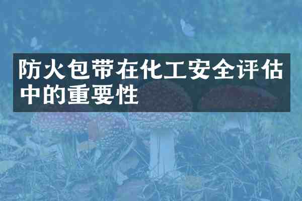 防火包带在化工安全评估中的重要性
