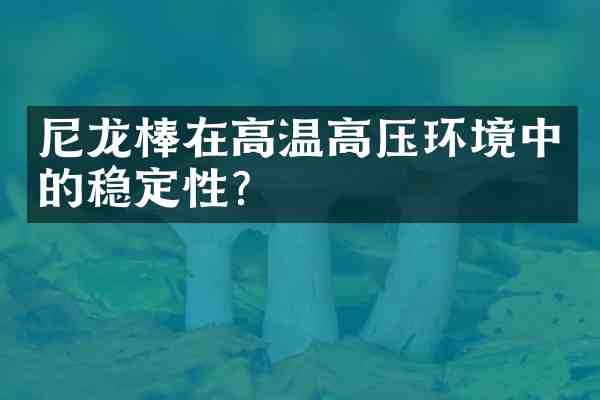 尼龙棒在高温高压环境中的稳定性?
