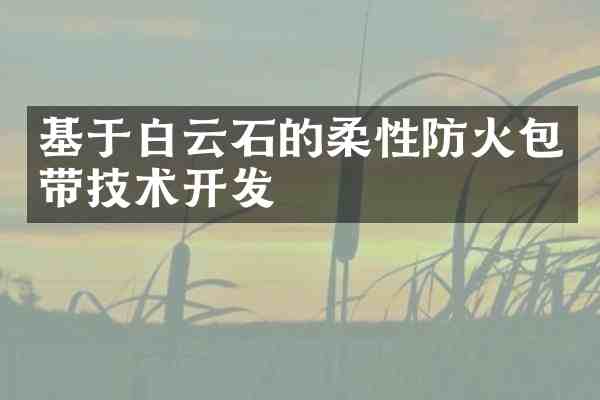 基于白云石的柔性防火包带技术开发