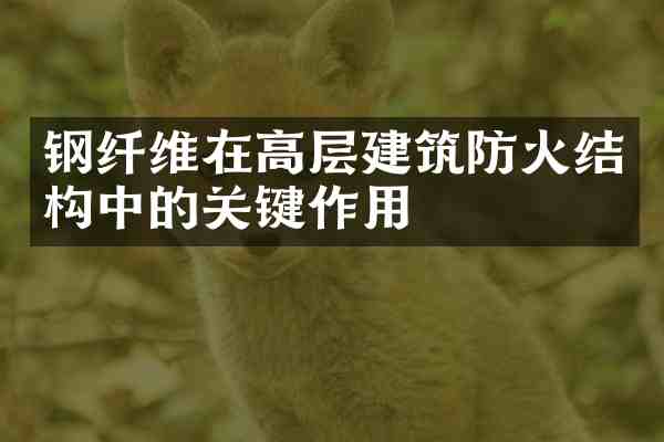 钢纤维在高层建筑防火结构中的关键作用