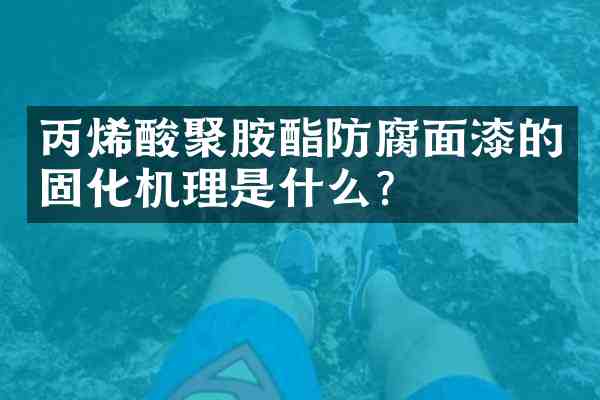 丙烯酸聚胺酯防腐面漆的固化机理是什么?