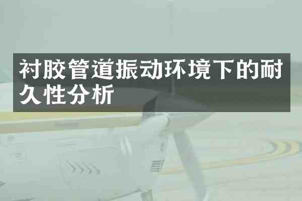 衬胶管道振动环境下的耐久性分析