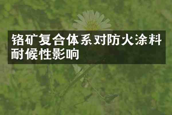 铬矿复合体系对防火涂料耐候性影响