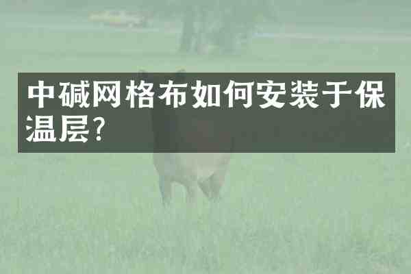 中碱网格布如何安装于保温层?