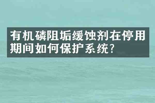 有机磷阻垢缓蚀剂在停用期间如何保护系统?