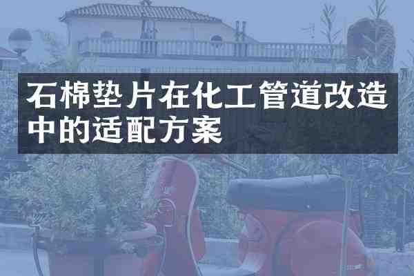 石棉垫片在化工管道改造中的适案