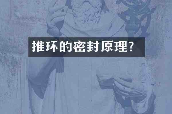 推环的密封原理？